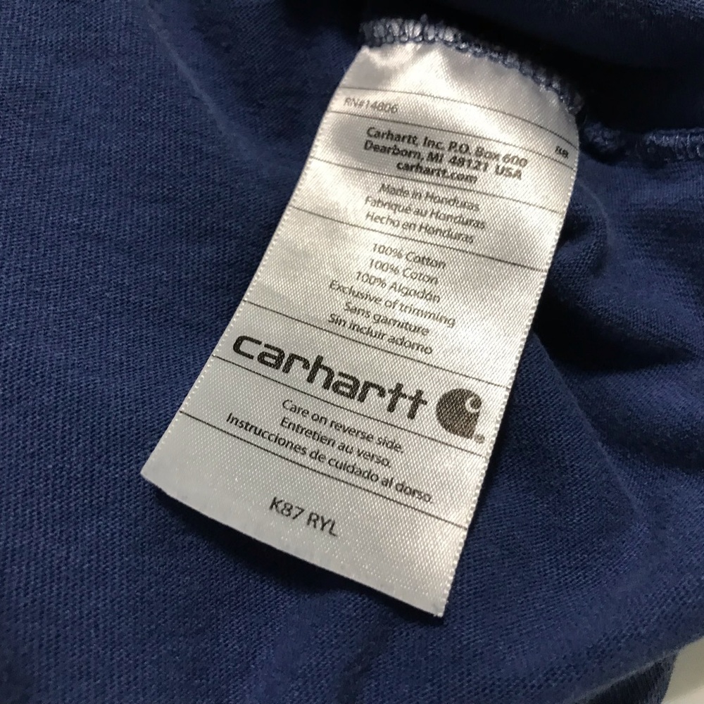 ♻️SOLD CARHARTT T-shirt K87 RYL - Picture 5 of 6